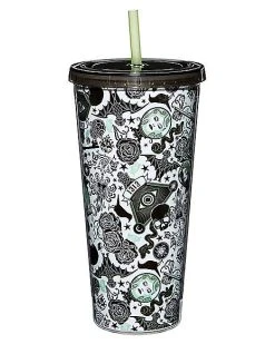 Coupon ???? The Haunted Mansion Cup With Straw - Disney ✨