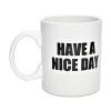 Best deal ???? Have a Nice Day Finger Bottom Coffee Mug - 16 oz. ????