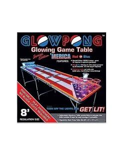 New ???? Glowing Americana Beer Pong Table - 8 Ft ???? -Corona-shop 03029485 d
