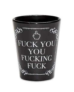 New ???? Fuck You Shot Glass - 1.5 oz. ????