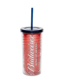 Best Pirce ???? King Of Beers Budweiser Cup with Straw - 20 oz. ????