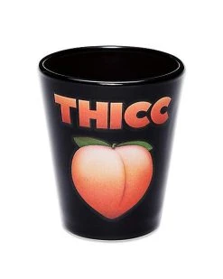 Buy ???? Thicc Peach Shot Glass - 2 oz. ????