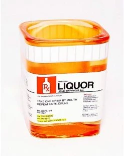 Buy ???? Square Medicine Bottle Shot Glass - 2 oz. ????