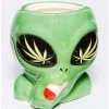 Promo ???? Smoking Alien Shot Glass - 2 oz. ????