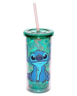 Best Sale ???? Floral Stitch Cup With Straw 20 oz. - Disney ????