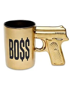Best deal ✨ Goldtone Gun Boss Coffee Mug - 18 oz. ????