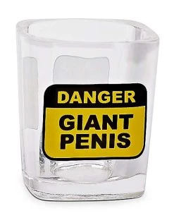 Hot Sale ???? Square Danger Giant Penis Shot Glass - 2 oz. ✨