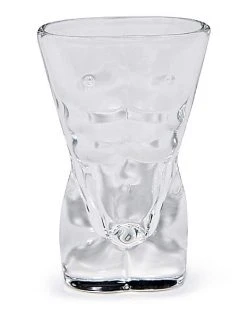 Outlet ???? Male Body Shot Glass - 1 oz. ????