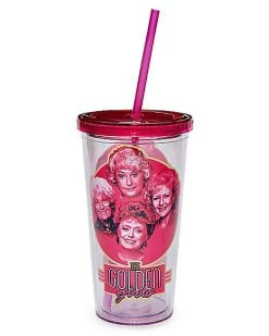Budget ⭐ Golden ???? Girls Cup with Straw - 20 oz. ????