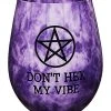 Top 10 ???? Don't Hex My Vibe Stemless Wine Glass - 22 oz. ⭐