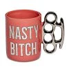 Cheap ???? Brass Knuckle Nasty Bitch Shot Glass - 2 oz. ????