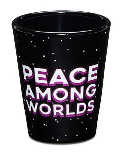 Outlet ❤️ Peace Among Worlds Rick and Morty Shot Glass 2 oz. ⭐ -Corona-shop 03531241 c