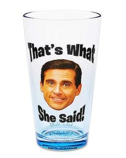 Coupon ⭐ That's What She Said Michael Scott Pint Glass 16 oz. - The Office ????