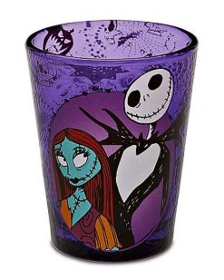 Cheapest ???? Jack and Sally Mini Glass 2 oz. - The Nightmare Before ???? Christmas ????