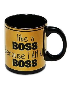 Coupon ✨ I Am The Boss Coffee Mug - 20 oz. ✔️
