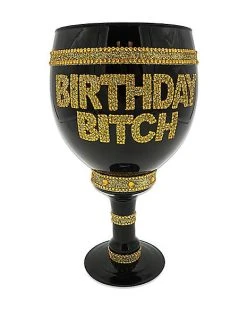 Deals ⌛ Birthday Bitch Chalice Goblet - 40 oz. ????