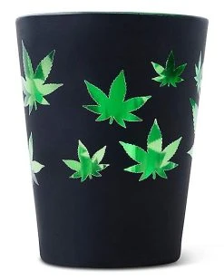 Best Pirce ⭐ Black and Green Leaf Shot Glass - 1.5 oz. ???? -Corona-shop 03630001 b
