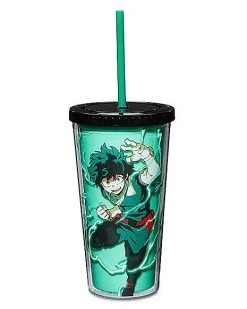 Discount ✔️ My Hero Academia Deku Cup with Straw - 20 oz. ????