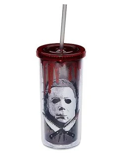 Coupon ???? Michael Myers Mask Cup with Straw 20 oz. – ???? Halloween ????