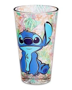 Wholesale ⭐ Floral Stitch Pint Glass 16 oz. – Lilo & Stitch ???? -Corona-shop 03667474 c