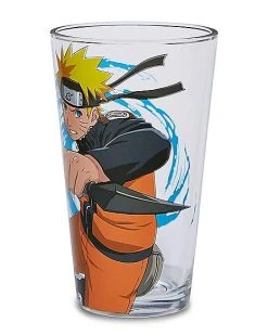 Promo ❤️ Naruto Swirl Pint Glass – 16 oz. ???? -Corona-shop 03671732 c