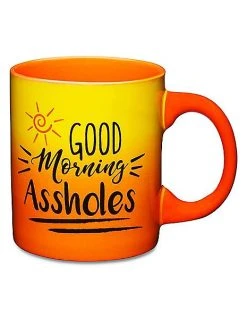 Coupon ???? Good Morning Assholes Coffee Mug - 20 oz. ????