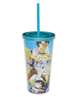 New ❤️ Dragon Ball Z Cup with Straw - 20 oz. ????