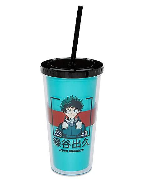 Cheapest ???? Deku Red Stripe Cup with Straw 20 oz. - My Hero Academia ✔️ 1 Cheapest ???? Deku Red Stripe Cup with Straw 20 oz. - My Hero Academia ✔️