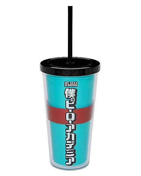Cheapest ???? Deku Red Stripe Cup with Straw 20 oz. - My Hero Academia ✔️ 2 Cheapest ???? Deku Red Stripe Cup with Straw 20 oz. - My Hero Academia ✔️ - Image 2