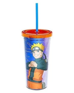 Cheap ???? Naruto Pose Cup with Straw 20 oz. - Naruto Shippudden ????