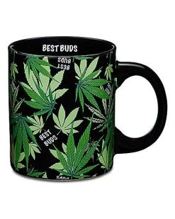 Deals ???? Best Buds Weed Leaf Mug - 20 oz. ????