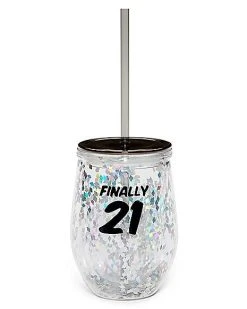 Flash Sale ⌛ Finally 21 Cup with Straw ❤️