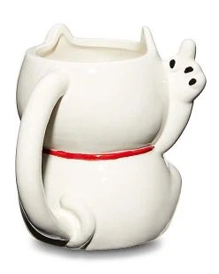 Best deal ✨ Angry Lucky Cat Molded Coffee Mug - 20 oz. ???? -Corona-shop 03759420 c