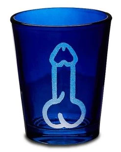 Wholesale ❤️ Blue Penis Shot Glass -1.5 oz. ????