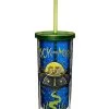 Cheap ???? Spaceship Rick and Morty Cup with Straw - 29 oz. ????