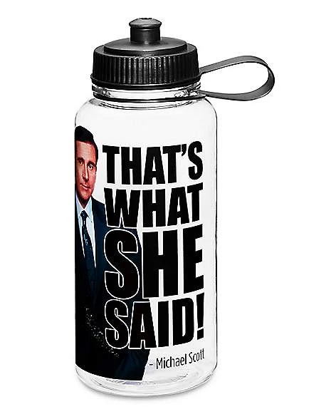 Budget ???? Michael Scott Water Bottle 32 oz. - The Office ✨ 2 Budget ???? Michael Scott Water Bottle 32 oz. - The Office ✨ - Image 2