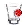 Best Pirce ???? Red Dice Shot Glass - 2 oz. ⌛