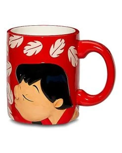 Best Sale ❤️ Sculpted Lilo & Stitch Coffee Mugs 2 Pack - 20 oz ???? -Corona-shop 03786530 d