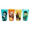 Promo ❤️ Characters My Hero Academia Pint Glasses 4 Pack - 16 oz. ????