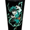 Discount ???? Glow in the Dark Deku Pint Glass 16 oz. - My Hero Academia ????