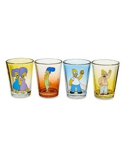 Brand new ⭐ Multi-Pack Simpsons Character Shot Glasses 4 Pack - 1.5 oz. ⌛