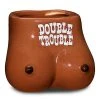 New ???? Double Trouble Molded Shot Glass - 3 oz. ????