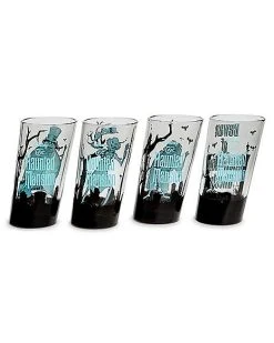Discount ???? Haunted Mansion Slanted Pint Glasses 4 Pack - 12 oz. ⌛ -Corona-shop 03805686 b