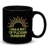 Buy ???? Ray of Fucking Sunshine Black Light Coffee Mug - 20 oz. ????