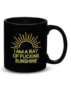 Buy ???? Ray of Fucking Sunshine Black Light Coffee Mug - 20 oz. ????