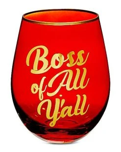 Top 10 ???? Boss All Y'All Stemless Wine Glass - 22 oz. ⌛