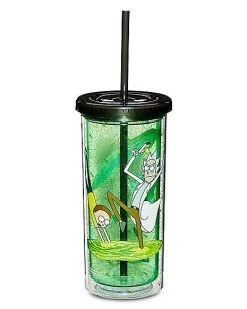 Cheapest ⭐ Rick and Morty Portal Cup with Straw - 20 oz. ⭐