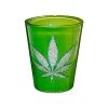 Brand new ???? Green Glitter Weed Leaf Shot Glass - 2 oz. ????