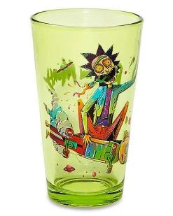 Top 10 ???? Ricky and Morty Skateboard Pint Glass - 16 oz. ????