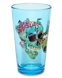 Deals ???? Skull Rick and Morty Pint Glass - 16 oz. ????